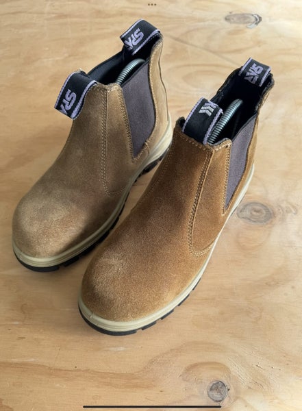 Sparx Bata Matilda Wheat Colour Pull On Steel Toe Cap Boots Size 37 Carousel 1