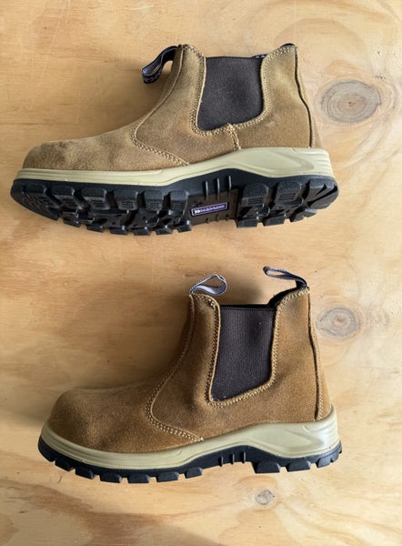 Sparx Bata Matilda Wheat Colour Pull On Steel Toe Cap Boots Size 37 Carousel 2