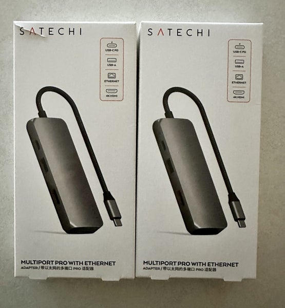 2 x Satechi Multiport Pro Adapter V2 with Ethernet) Carousel 4