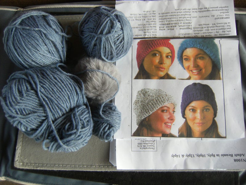 Knitting yarn & beanie pattern Ref A Carousel 2