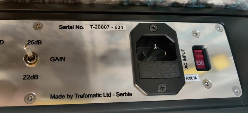 Trafomatic Evolution line one preamp Carousel 10