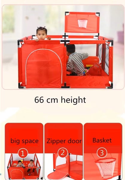 PTN Playpen Kid Baby Play Pen Gate Wall Fence Barrier Rectangle Carousel 18