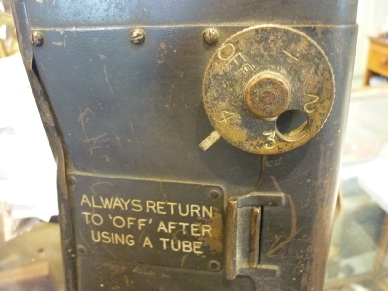 MYSTERY WW2 GAUGE.VINTAGE MK111 METAL WITH INTERIOR GLASS TUBES Carousel 6