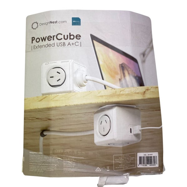 ALLOCACOC 2 Pack Power Cube With Extended USB A+C Carousel 2