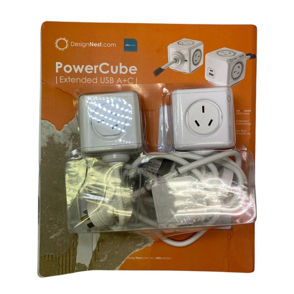 ALLOCACOC 2 Pack Power Cube With Extended USB A+C Carousel 1