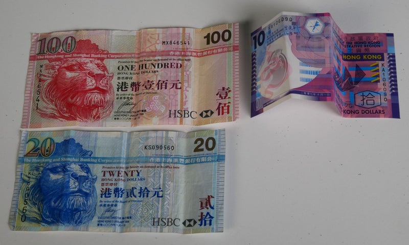 Hong Kong Banknotes - 2006 - 2008 - $10, $20, $100 Denominations Carousel 1