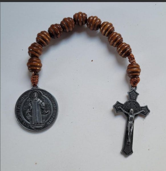 Rosary Beads St Benedict One Decade Carousel 1