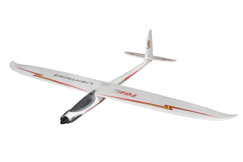 Lightning V2 powered Glider 1.5m Plug & Play w/MG servos Carousel 1