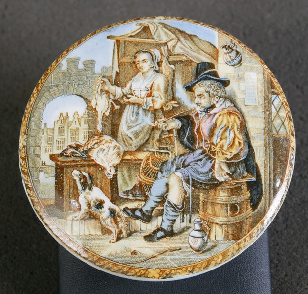 Superb Quality Antique c1860s Full Colour Print Pratt Lid Carousel 1