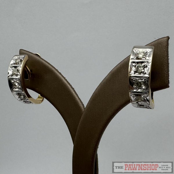 14ct Yellow Gold 0.50ct TDW Diamond Hoop Earrings ~ $4,900! Carousel 2