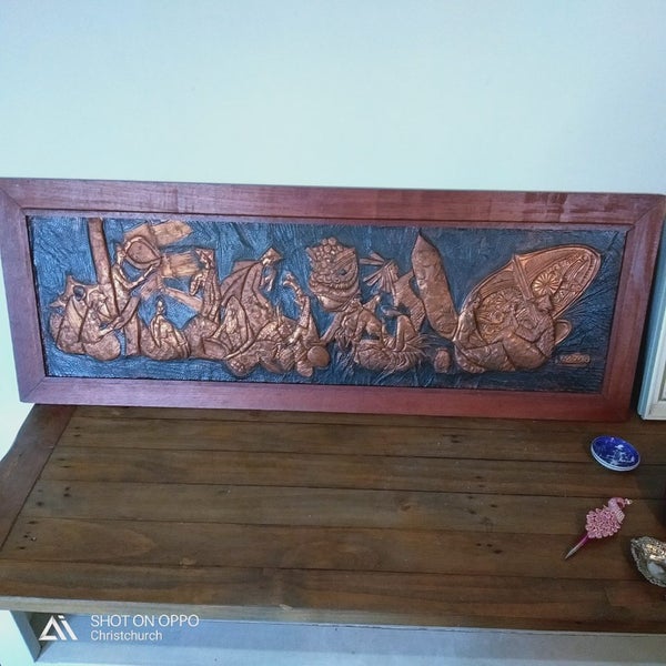 Chinese Bas-relief Copper Artwork. Carousel 1