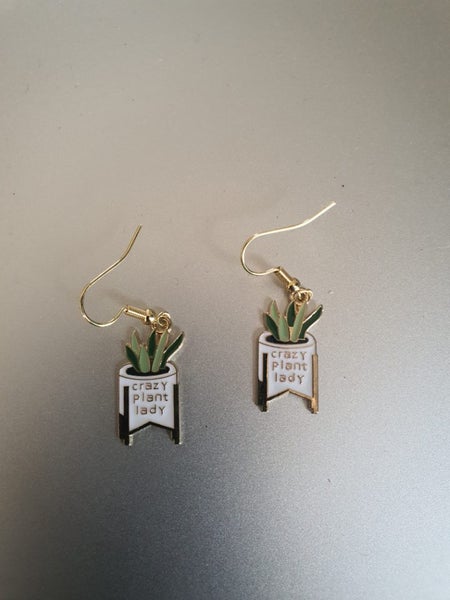 Crazy Plant Lady - Earrings Carousel 1