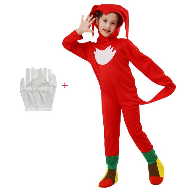 Sonic the hedgehog - Red Knuckle costume - This is for Medium size only Carousel 1
