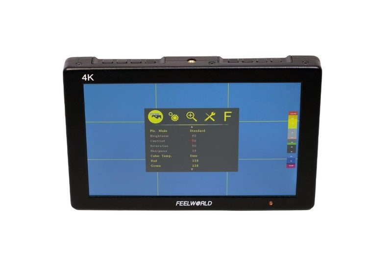 FeelWorld T756 7" IPS 4K HDMI On-Camera Monitor Carousel 1