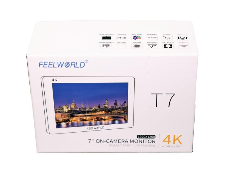 FeelWorld T756 7" IPS 4K HDMI On-Camera Monitor Carousel 2