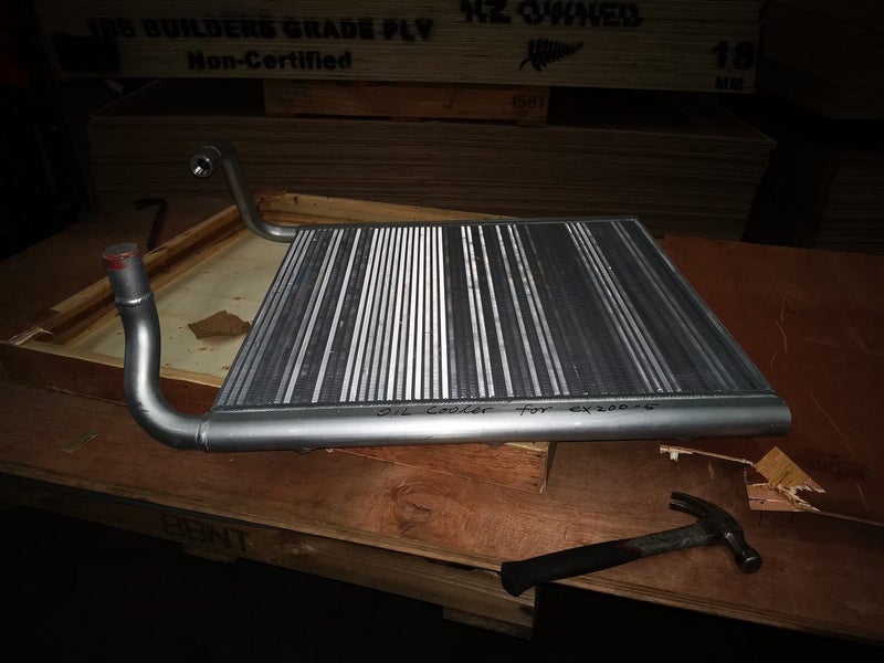 Hydraulic oil cooler for Hitachi EX200-5 ZAX200-5 part no: 4370983 810W*850H Carousel 1