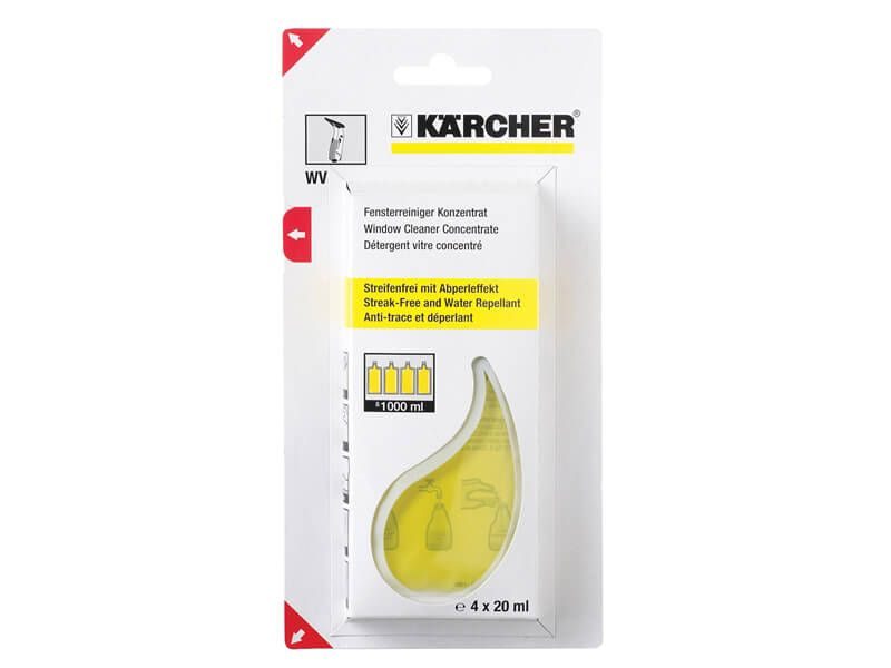 Karcher Glass Cleaning Sachets (4x20ml) Carousel 1