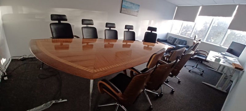 Board Room Table and Executive Chairs Set (10 Chairs) - MUST GO Carousel 1