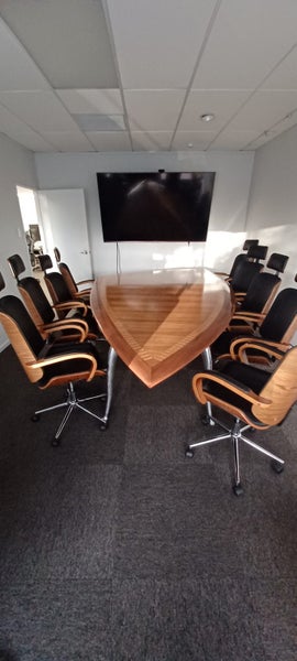 Board Room Table and Executive Chairs Set (10 Chairs) - MUST GO Carousel 2