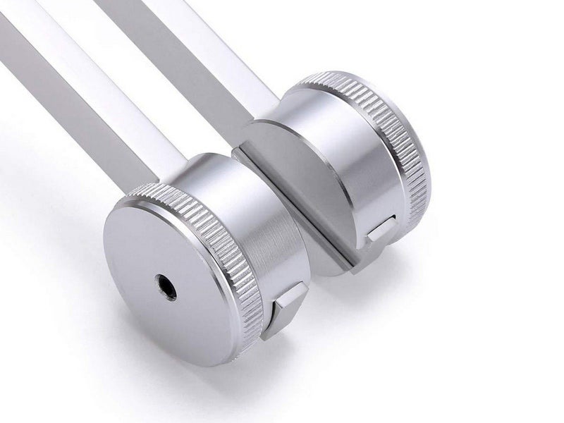 128HZ Tuning Fork with Reflex Hammer Aluminum Alloy Sensory Tuning Fork Silver Carousel 5
