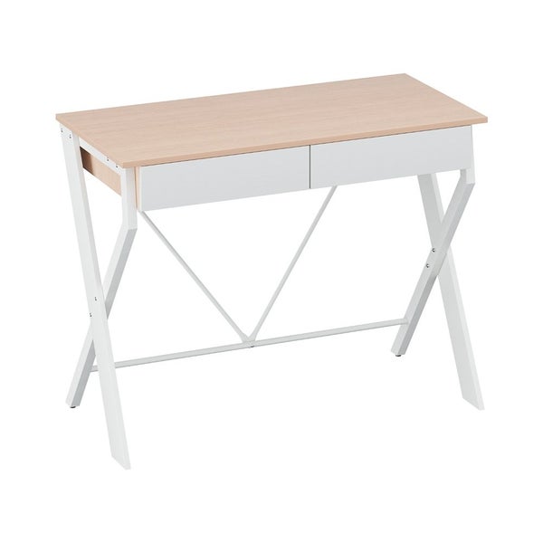 Artiss Computer Desk Drawer Oak 100CM Carousel 7