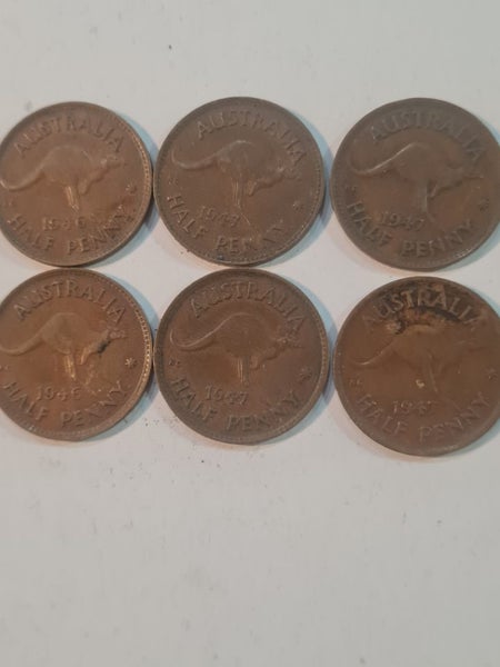 Australian half pennies. Carousel 2