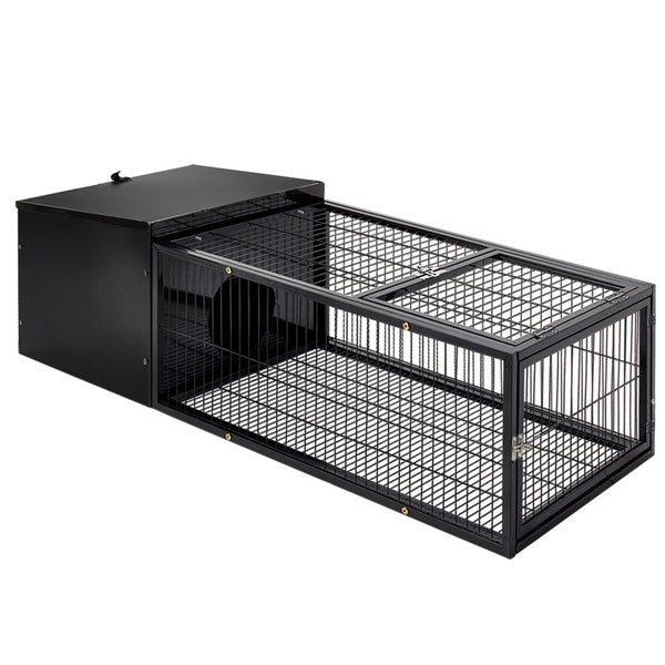 i.Pet Rabbit Cage 122x52cm Hutch Enclosure Carrier Metal Carousel 1