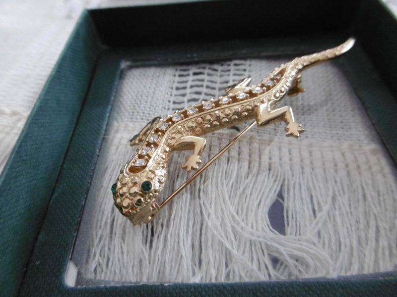 BROOCH - SPARKLY LIZARD Carousel 4