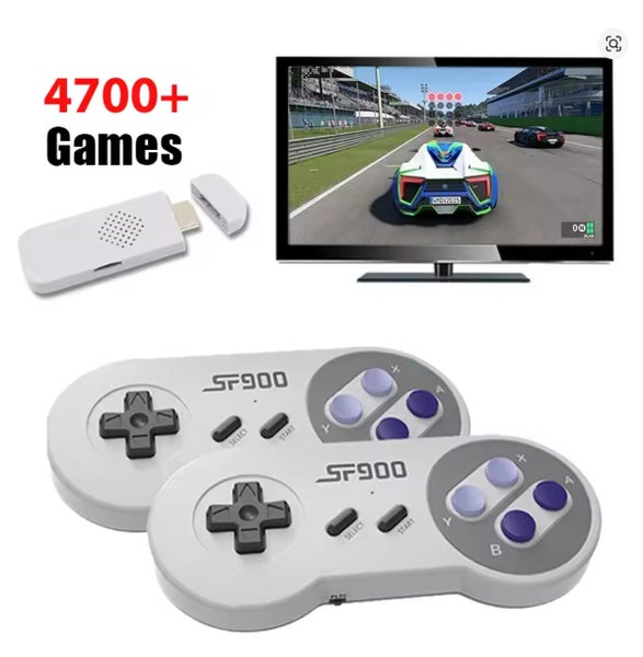 Wireless Controller HDMI Video Game Stick Console 1500+ TV Game Player Carousel 1