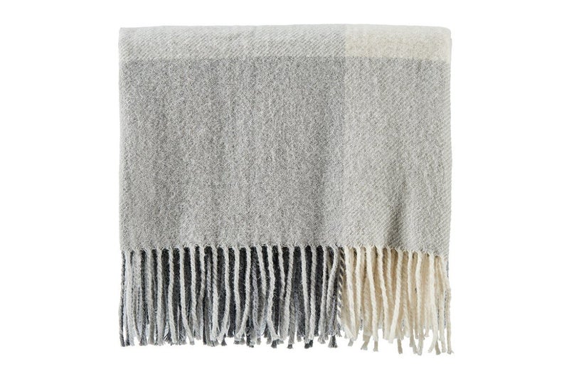 Brosa 100% Australian Wool Throw (Silver), BRAWOOLTHCA Carousel 2