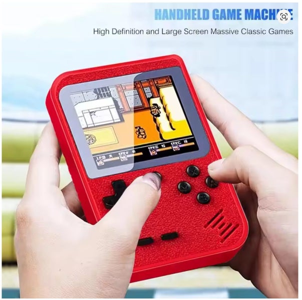 3.0"Portable Mini Handheld Video Game Console Game Player Built 400 Games Red Carousel 1