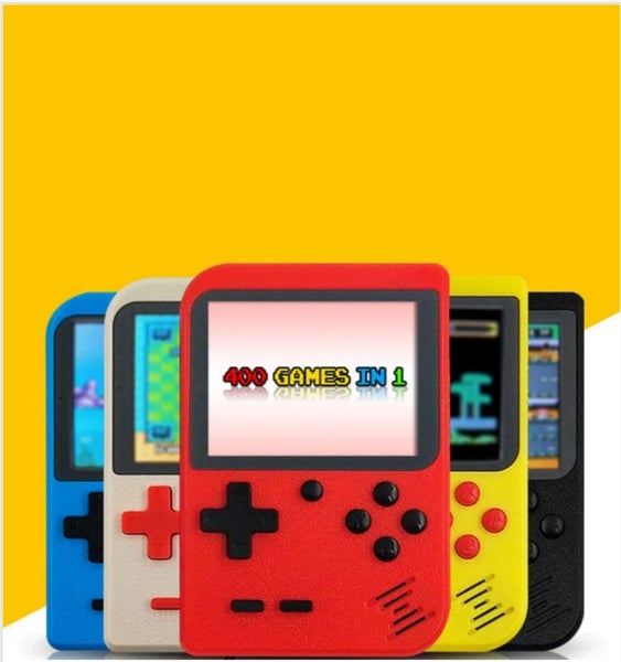 3.0"Portable Mini Handheld Video Game Console Game Player Built 400 Games Red Carousel 6