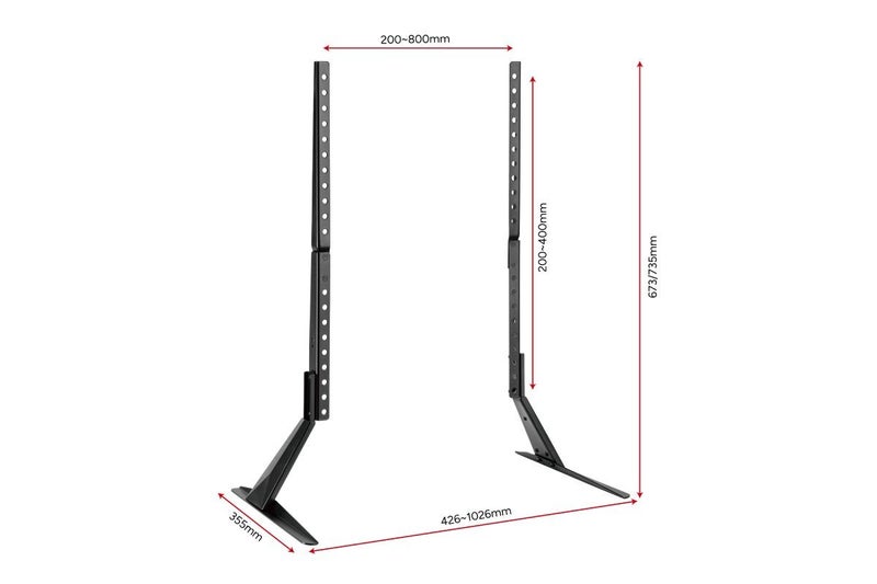Kogan Table Top TV Stand for 23" - 75" TVs, KATVLTS75LA Carousel 10