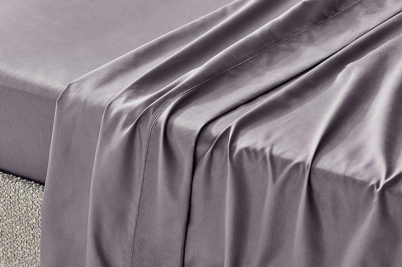 Ovela 1200TC Cotton Rich Bed Sheet Set (Castlerock Grey, King Single), Carousel 2