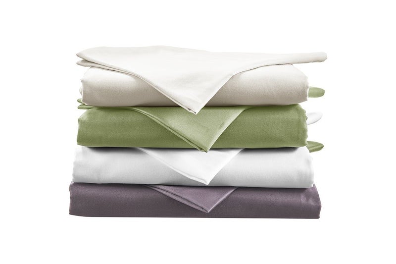 Ovela 1200TC Cotton Rich Bed Sheet Set (White, King), OVTCS12WHKA Carousel 4