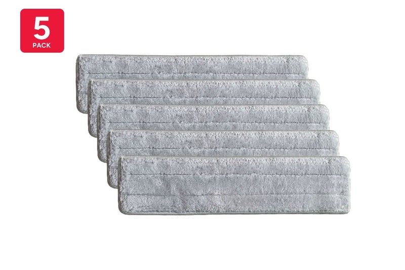 Mop Pads for Self-Wringing Flat Mop with Collapsible Bucket (5 Pack) Carousel 1