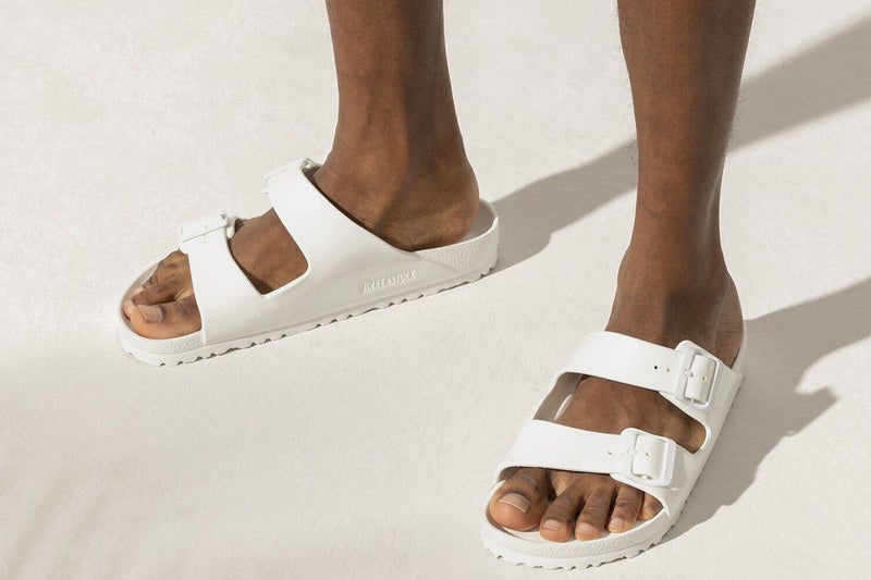 Birkenstock Arizona EVA Regular Fit Sandal (White, Size 45 EU) Carousel 11