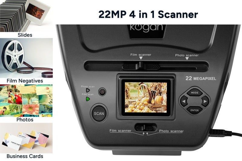Kogan 22MP Photo and Film Scanner, KA22PFSCNA Carousel 2