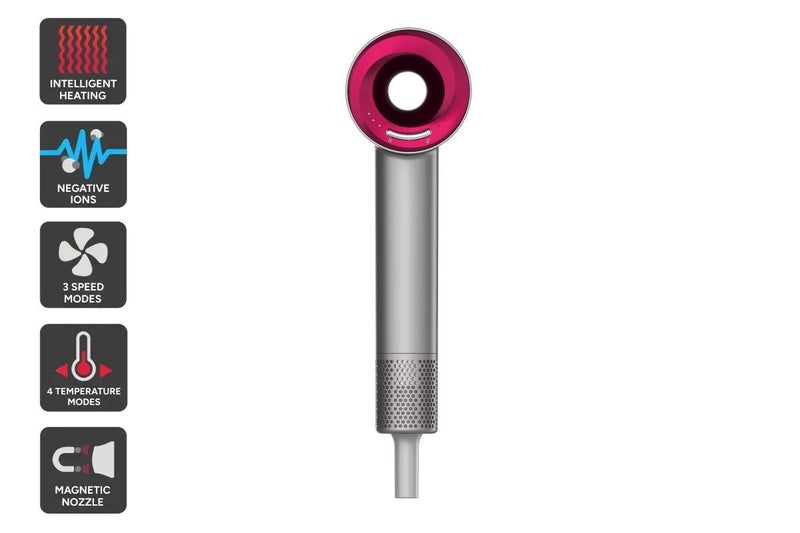 Kogan Ionic High Speed Hair Dryer (Grey/Pink) Carousel 1