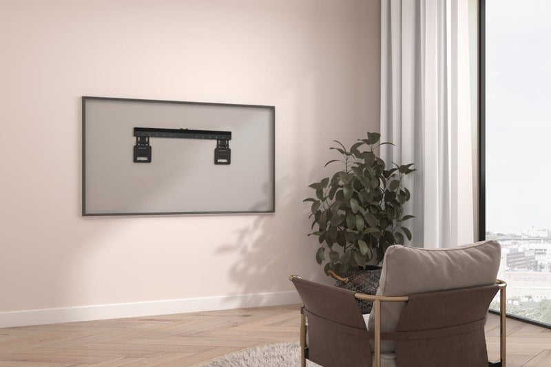Kogan Ultra Slim Micro-Gap Fixed TV Wall Mount for 37" - 85" TVs (Black) Carousel 2