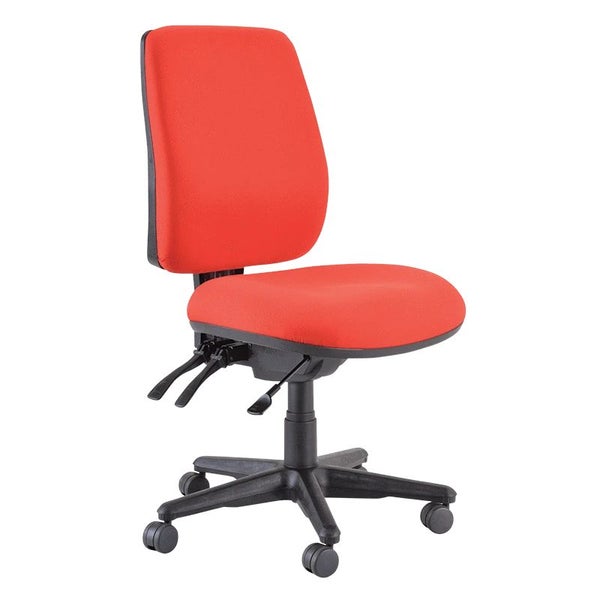 Buro Roma 3 Lever High Back Ergonomic Office Chair, With Seat Slide, Black Ny... Carousel 1