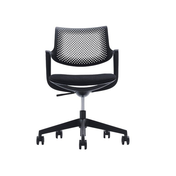Dream Mesh Back Office Chair with Arms, Black Carousel 1