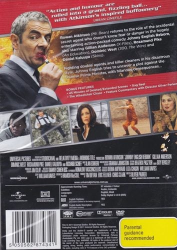 Johnny English Reborn - Rowan Atkinson DVD Region 4 Carousel 2