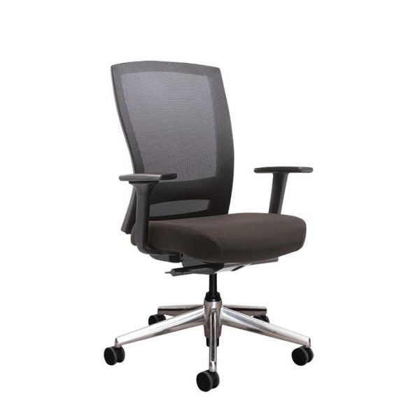 Buro Mentor High Back Ergonomic Office Chair with Armrest, Polished Aluminium... Carousel 1