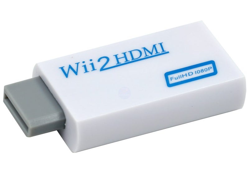 Nintendo Wii AV Video to HDMI adapter converter 720p Full HD 1080p upscaling Carousel 1