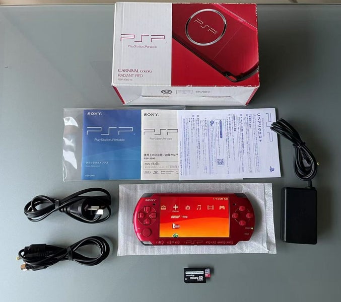 Boxed PSP3000 Fire Carnaval Red 6.61PRO-C 64G In Original Pack Great Condition Carousel 1