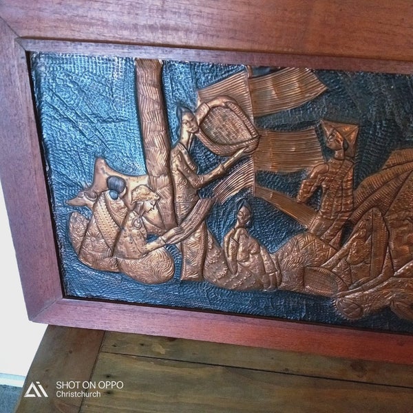 Chinese Bas-relief Copper Artwork. Carousel 2