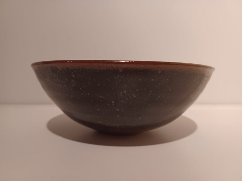 *** Len Castle Tenmoku Glaze Green Bowl A/F - NEW STOCK *** Carousel 2