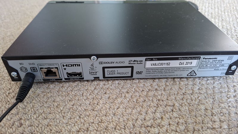 Panasonic Blu-ray Player Carousel 2