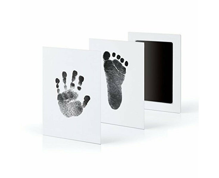 Baby Paw Print Pad Foot Photo Frame Touch Ink Pad Baby Keepsakes Souvenir Gif Carousel 1
